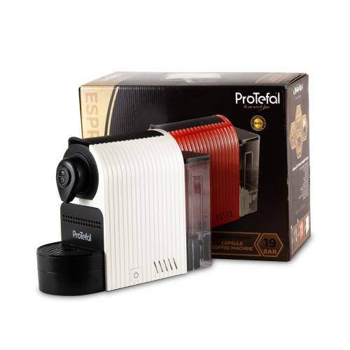 Machine à café Capsule 1400W EM-201C Blanc