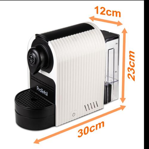 Machine à café Capsule 1400W EM-201C Blanc