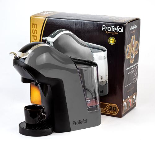 Machine à café capsul 4 EN 1  1400W EM308 Gris Avec Ecran Tactile Gris 
