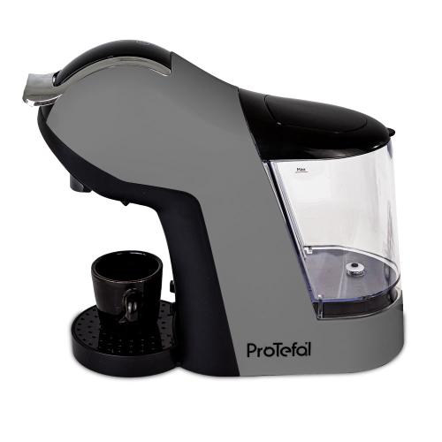 Machine à café capsul 4 EN 1  1400W EM308 Gris Avec Ecran Tactile Gris 