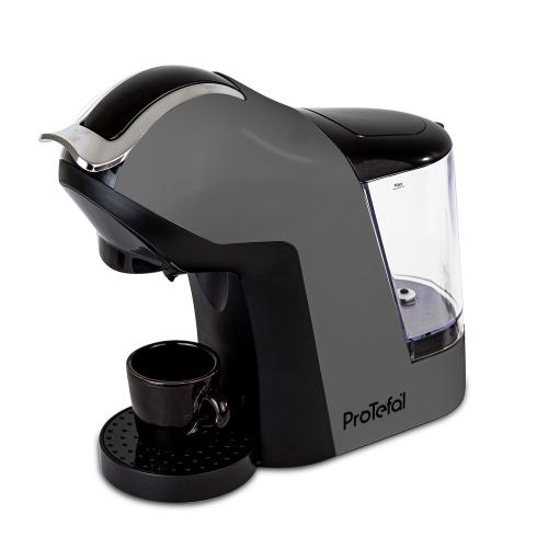 Machine à café capsul 4 EN 1  1400W EM308 Gris Avec Ecran Tactile Gris 