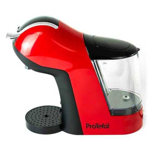 Machine à Café Multi-Capsules ProTefal EM-308 4 en 1 avec Écran Tactile Rouge