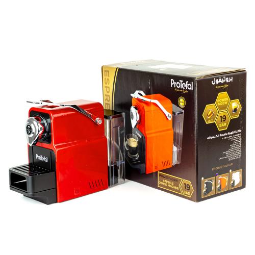 Machine à café Capsul  Blanc 1400W EM-101C Rouge 
