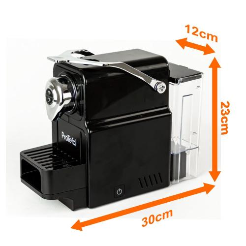Machine à café Capsul  Blanc 1400W EM-101C Noir
